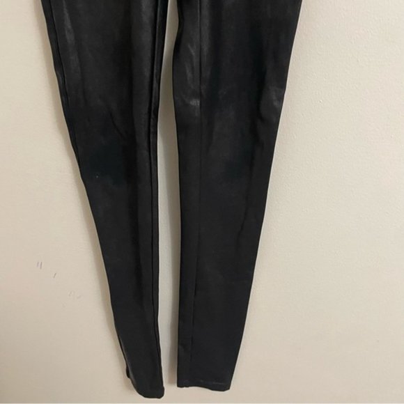 Spanx women’s faux leather leggings black pants size medium - Picture 7 of 11